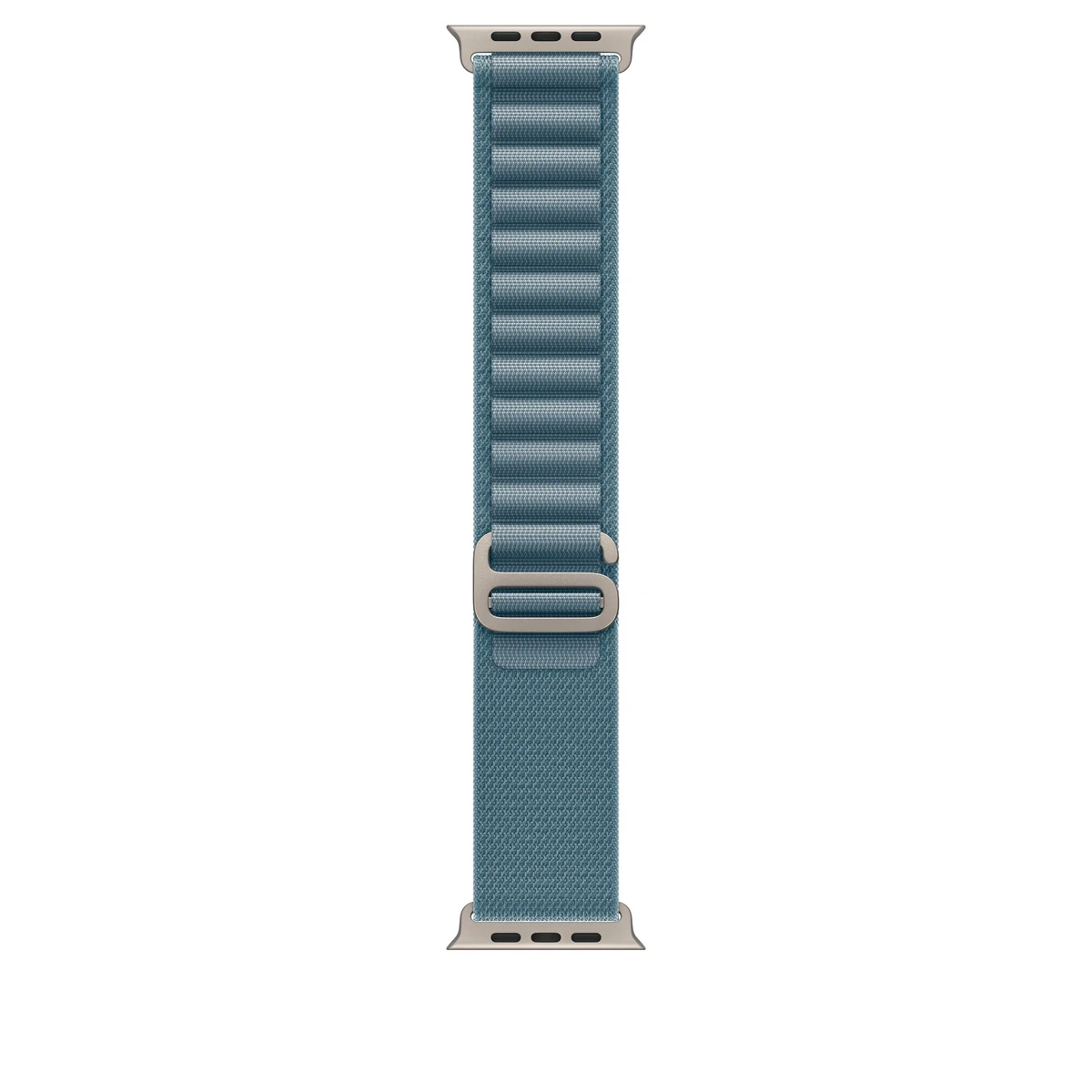 Ремешок 49mm Light Blue Alpine Loop - Large - Natural Titanium Finish