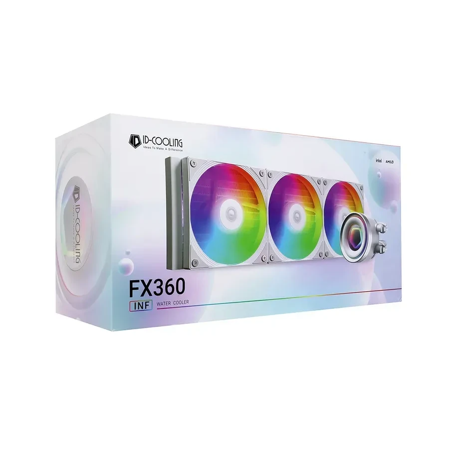 Жидкостное охлаждение ID-COOLING FX360 INF WHITE, 360mm — 4