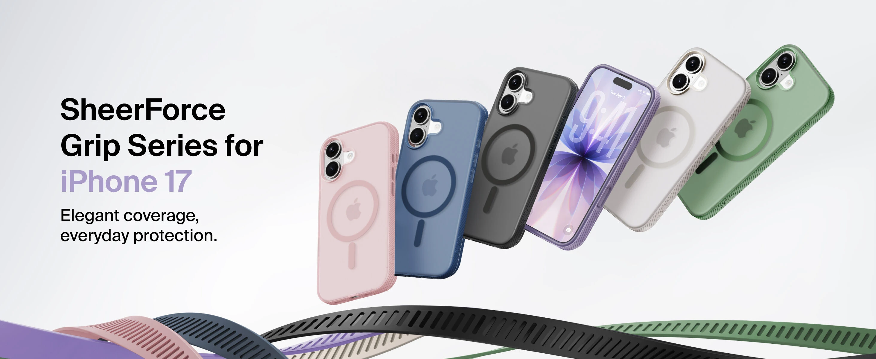 Чехол BELKIN Magnetic Protective Grip Case - iPhone 17 - Lavender