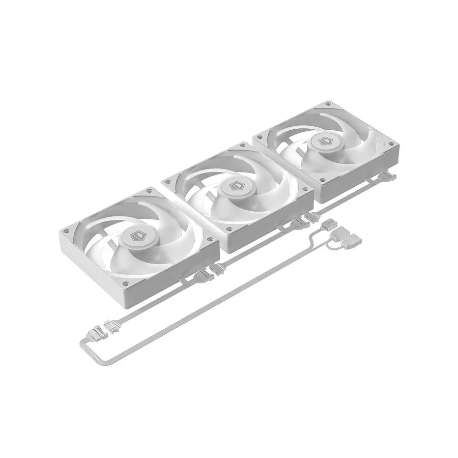 Жидкостное охлаждение ID-COOLING FX360 LCD WHITE, 360mm