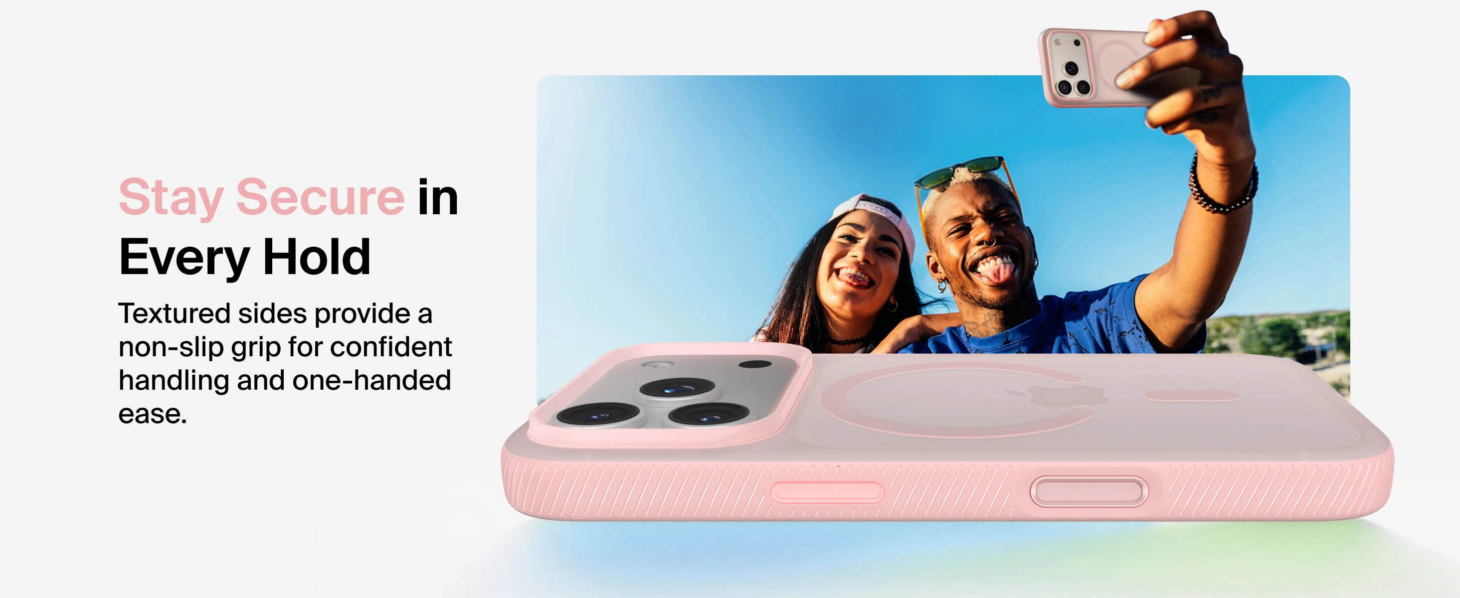 Чехол BELKIN Magnetic Protective Grip Case - iPhone 17 Pro - Pink
