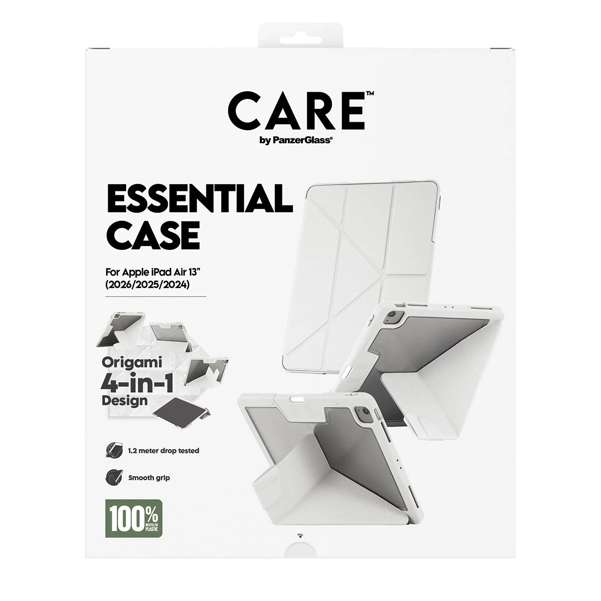 Аксессуар CARE by PanzerGlass Essential Case Light Grey iPad Air 13" (2024-2026), Pro 13" (2024-2025) — 3