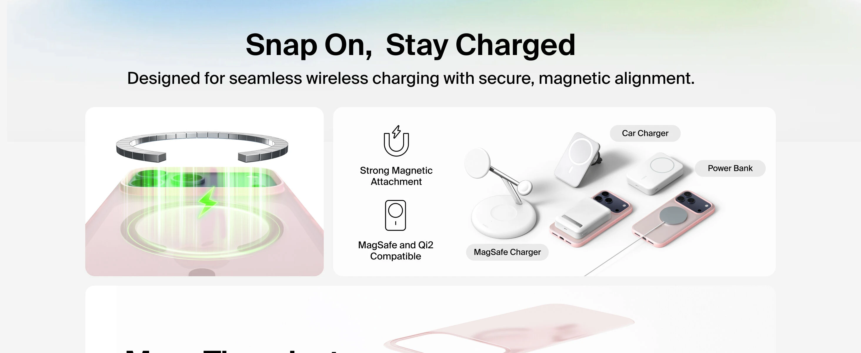 Чехол BELKIN Magnetic Protective Grip Case - iPhone 17 Pro Max - Pink