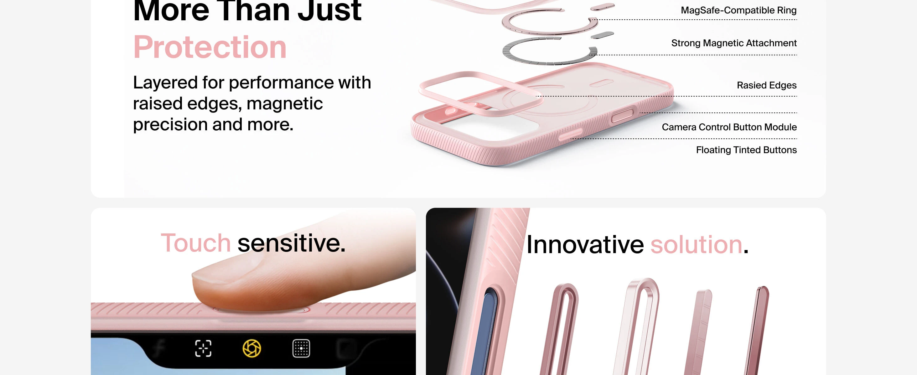 Чехол BELKIN Magnetic Protective Grip Case - iPhone 17 Pro Max - Pink — 2