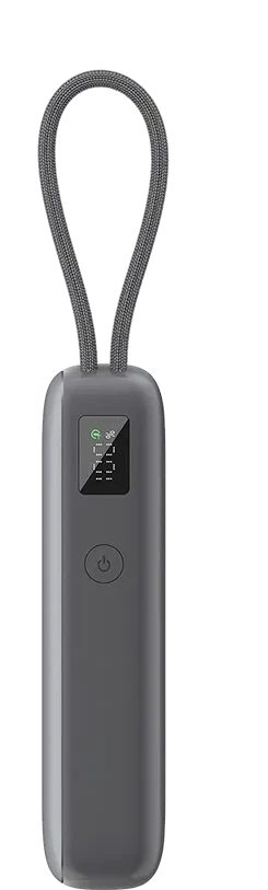 Внешний аккумулятор ttec ReCharger Pro LCD 10,000mAh PD 20W Power Bank with Retractable USB-C Cable — 4
