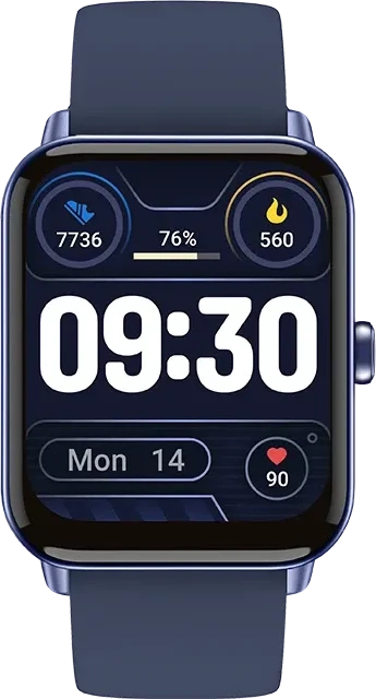 Смарт-часы ttec Tempus 44 mm Rectangular Case Smartwatch Atlantic Blue — 3