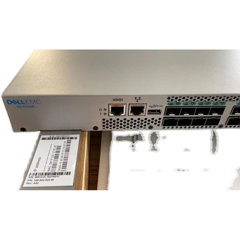 Коммутатор Dell Connectrix DS-6610B-L 8P/24P switch w/rear-to-front afw (incl 8x32Gb SFPs and rack mount kit) (210-BDDR_8X32GB)
