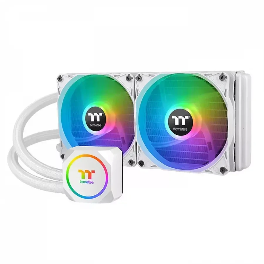 Водяное охлаждение Thermaltake TH240 ARGB, белый, 240мм