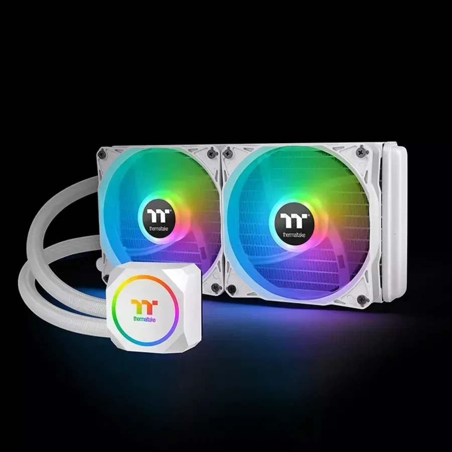 Водяное охлаждение Thermaltake TH240 ARGB, белый, 240мм — 4