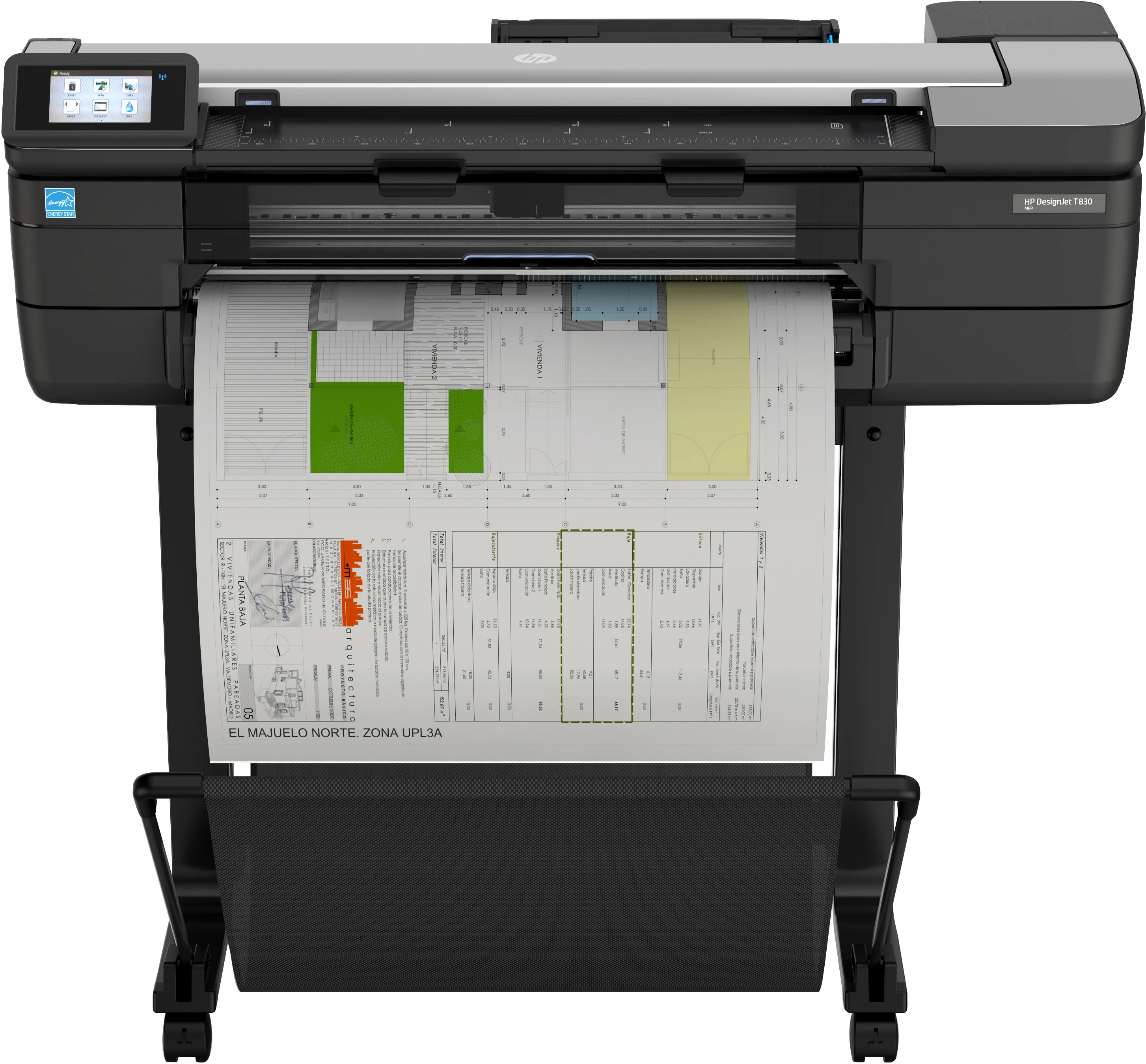 Плоттер HP DesignJet T830 24in MFP Printer (A1/610 mm)