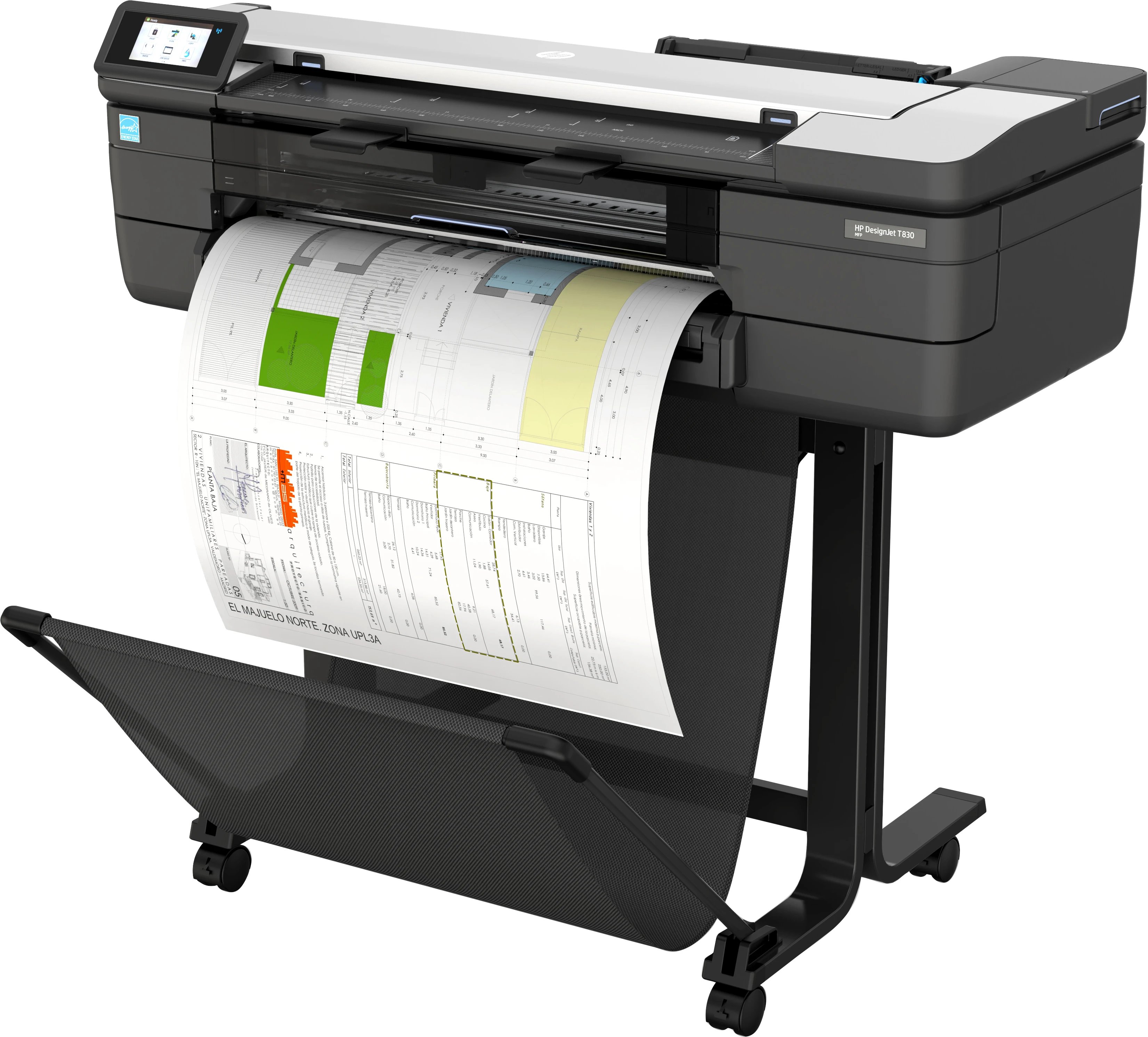 Плоттер HP DesignJet T830 24in MFP Printer (A1/610 mm) — 3