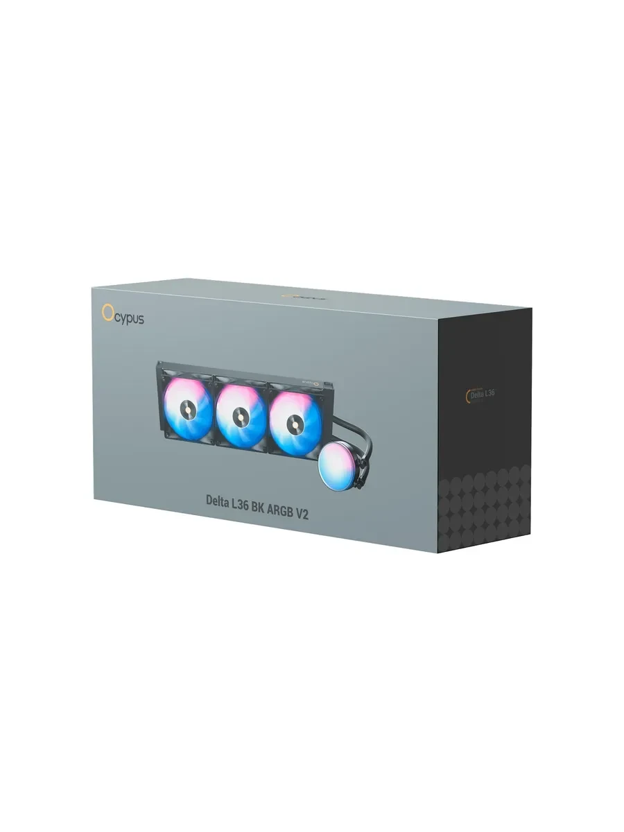 Водяное охлаждение для CPU Ocypus Delta L36 BK ARGB V2 3x120mm Черный Delta-L36-BK3AAWNN02X-GL — 2