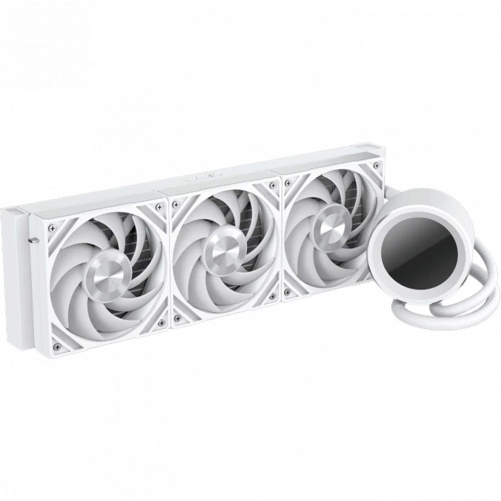 Система жидкостного охлаждения Water Cooler Sama Q60 , for Socket 1851/1700/1200/115x/AMD, 83 CFM, 34.8 dBA, White — 3