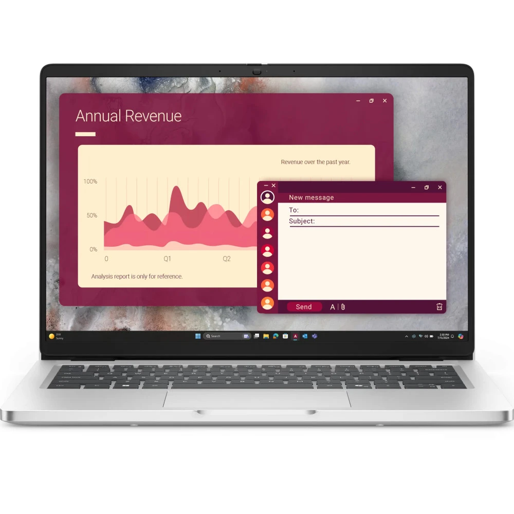 Ноутбук Dell Pro PC14250 (210-BQHF/BTO120_PC14250_EMEA), Intel Core Ultra 5 235U, 16 ГБ, 512 ГБ, 14" — 2