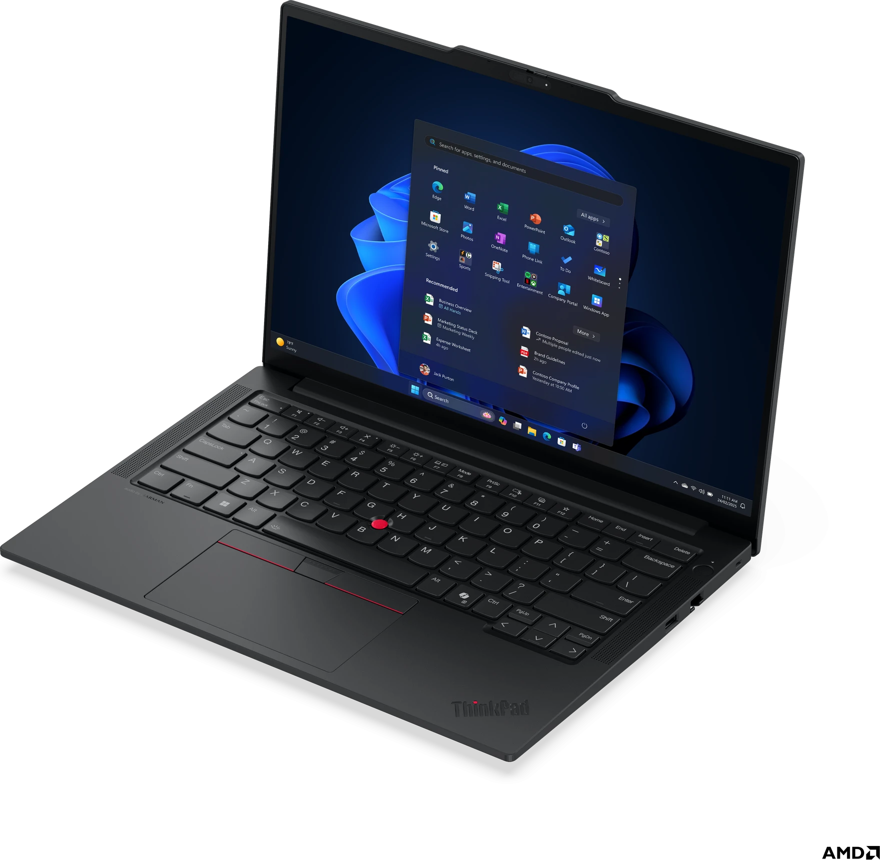 Ноутбук Lenovo ThinkPad E Gen 7, AMD Ryzen 5 220, 16 ГБ, 512 ГБ, 14" — 5