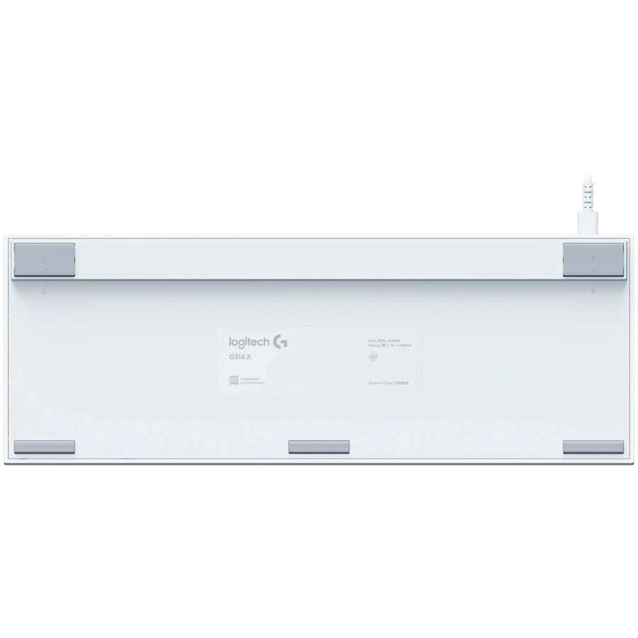 Клавиатура LOGITECH G316 X 98 Wired Gaming Keyboard - WHITE - US INT'L - USB - EMEA28i - 935 - TACTILE — 5