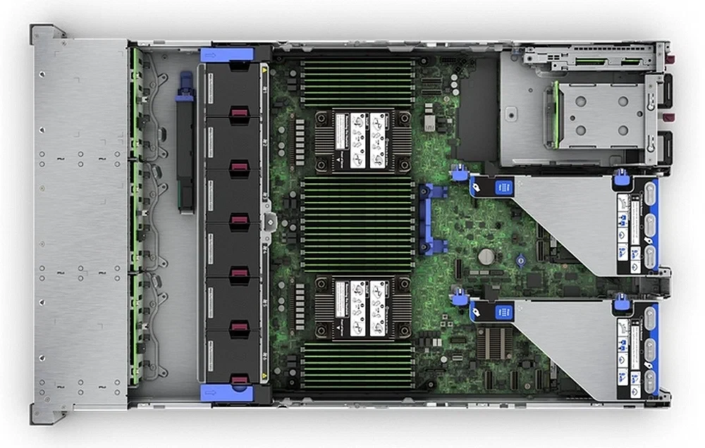 Сервер HPE ProLiant DL380 Gen11, Xeon Silver 4514Y, 64 ГБ DDR5, 8×SFF, MR416i-o, 2×2.4 ТБ SAS, 2×1000 Вт (P77235-425)