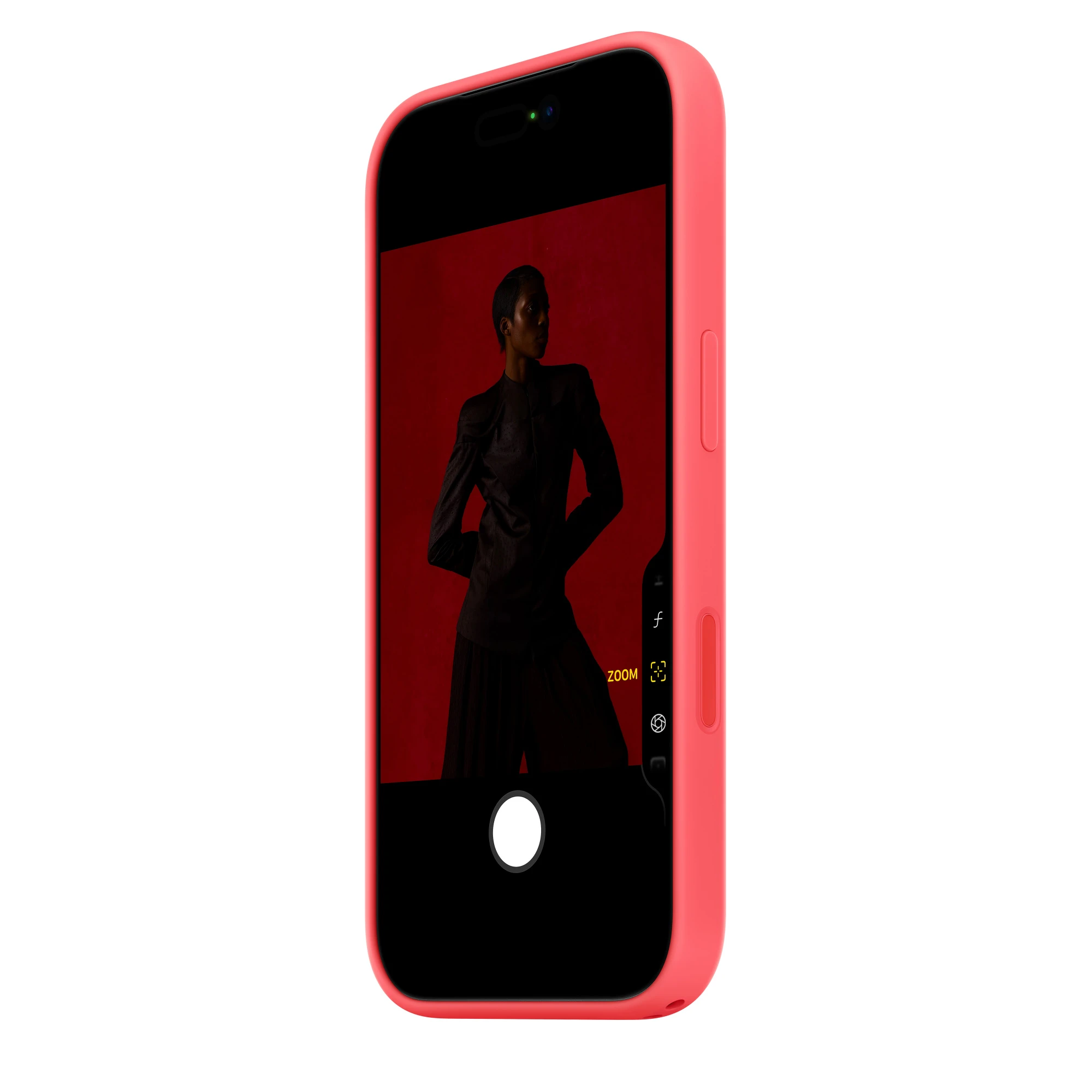 Чехол iPhone 17 Pro Silicone Case with MagSafe - Bright Guava,Model A3559 — 4