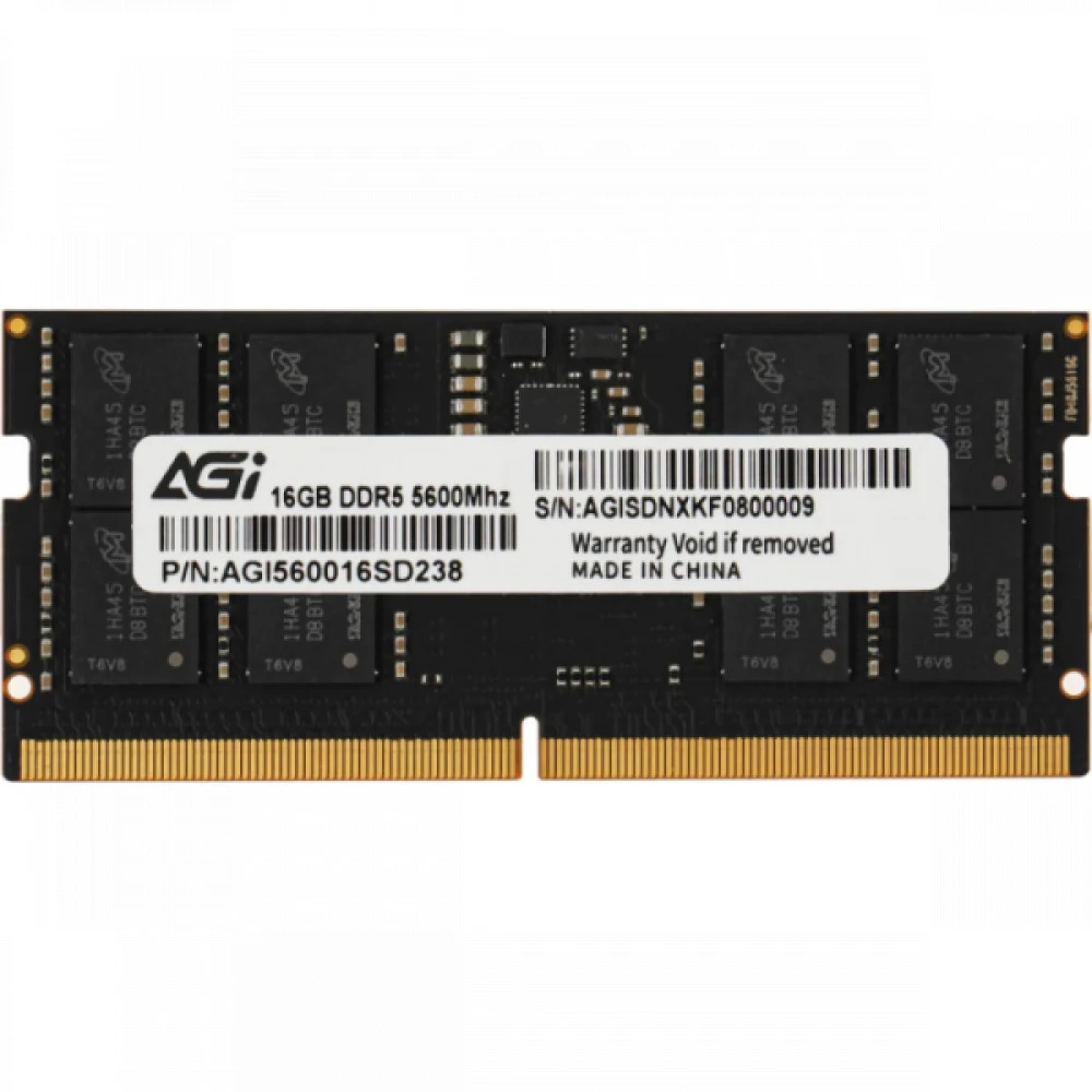 ОЗУ AGI, 16GB SO-DIMM DDR5 5600MHz CL40 — 2
