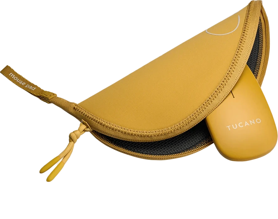 Мышь TOPO MOUSE PAD + WIRELESS MOUSE YELLOW — 2