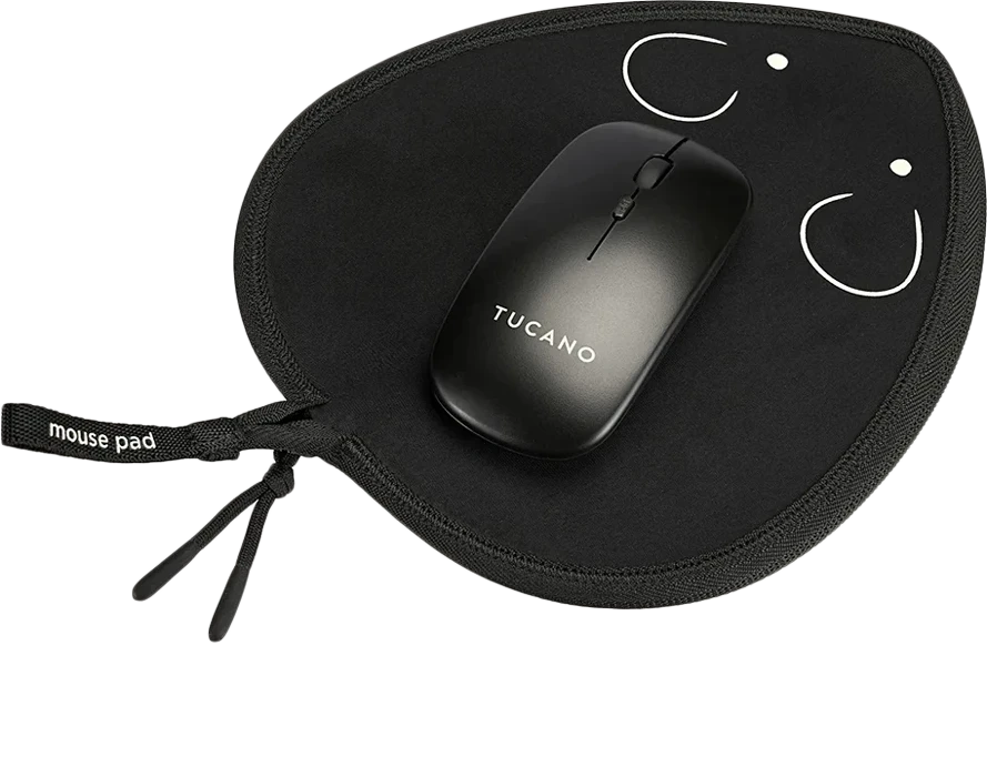 Мышь TOPO MOUSE PAD + WIRELESS MOUSE BLACK