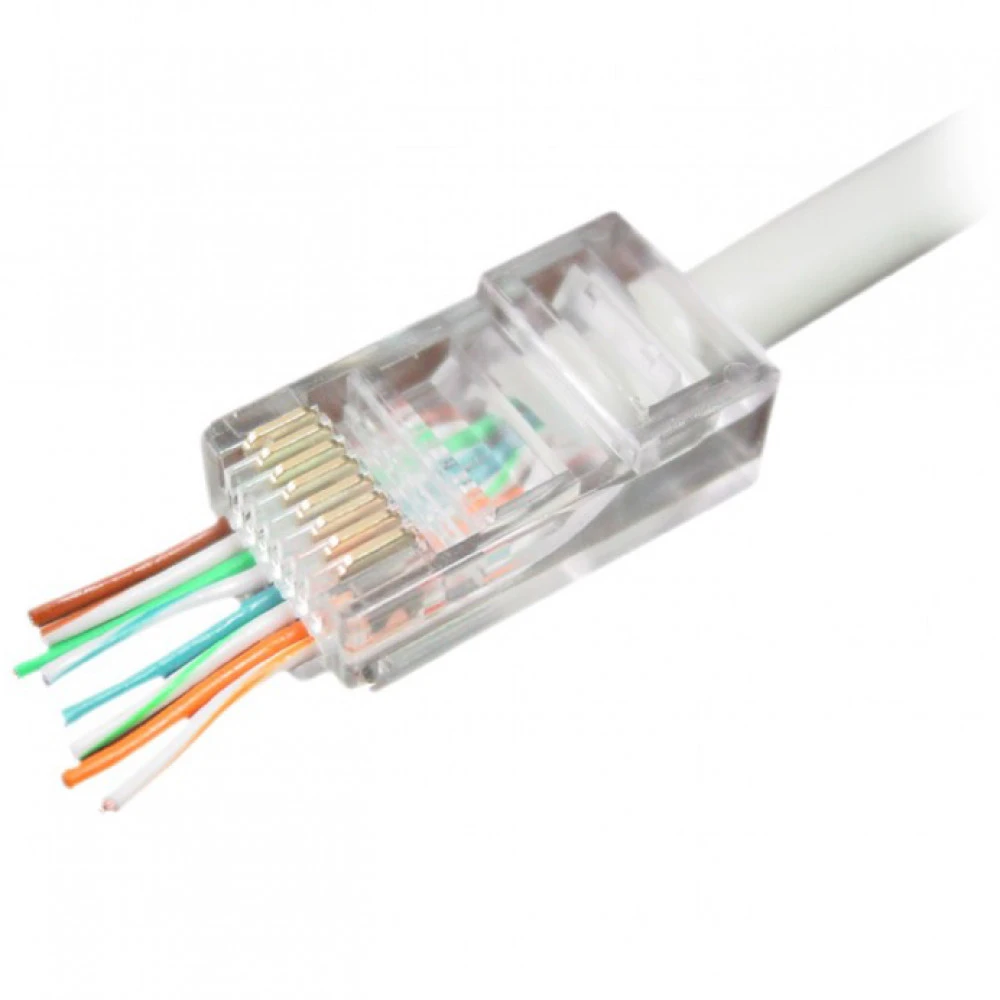 Коннектор RJ-45 Cablexpert LC-PTU-01/10, Cat.5, UTP, (в пакете 10 штук) — 2