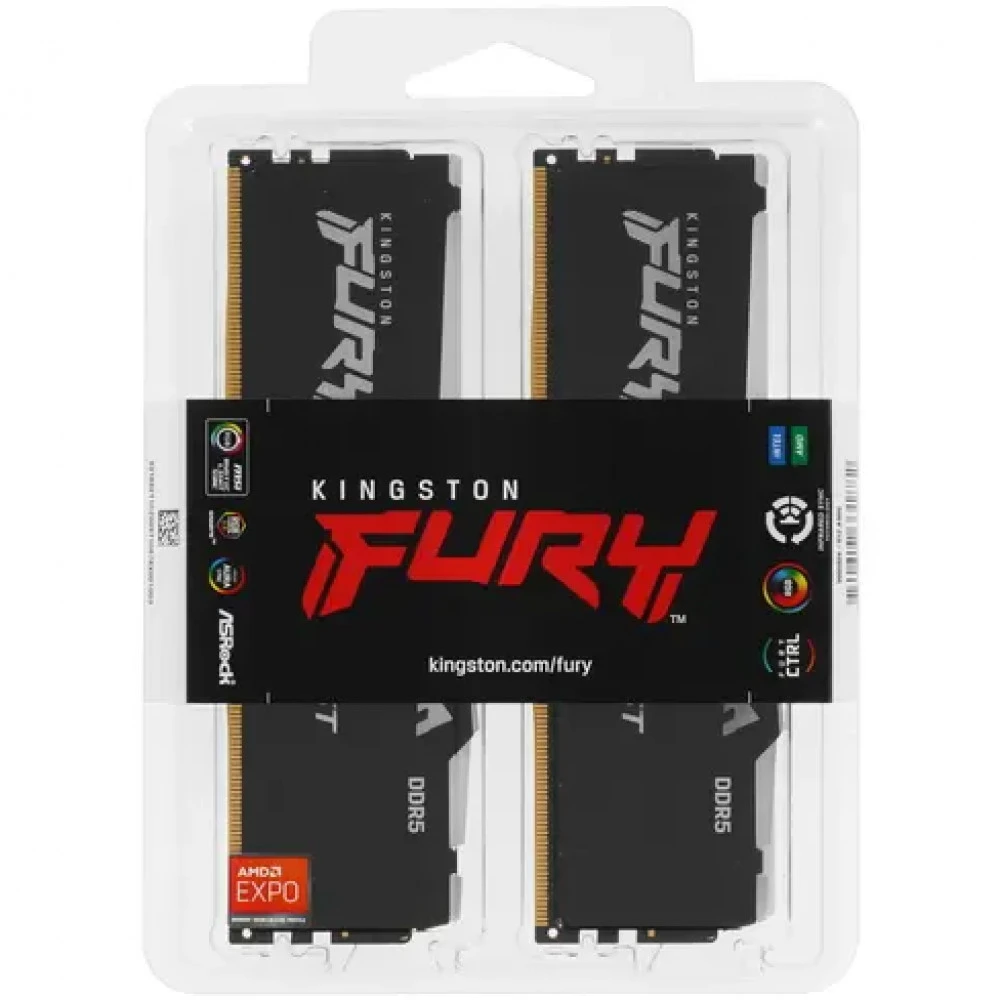 ОЗУ Kingston FURY Beast DDR5 64GB, 2x32GB 6000MHz — 4