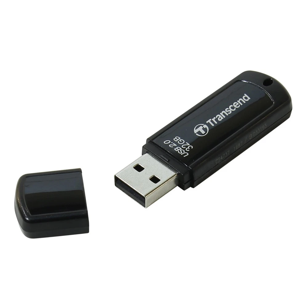USB Флеш 32GB 2.0 Transcend TS32GJF350 черный