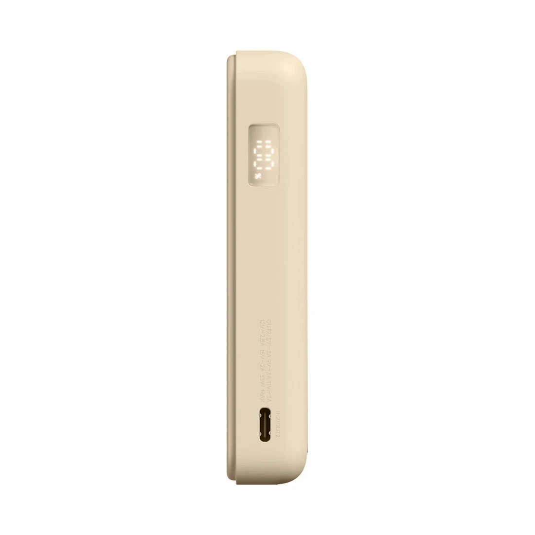 Портативный внешний аккумулятор Xiaomi Magnetic Power Bank 10000 with Built-in Stand Beige — 3