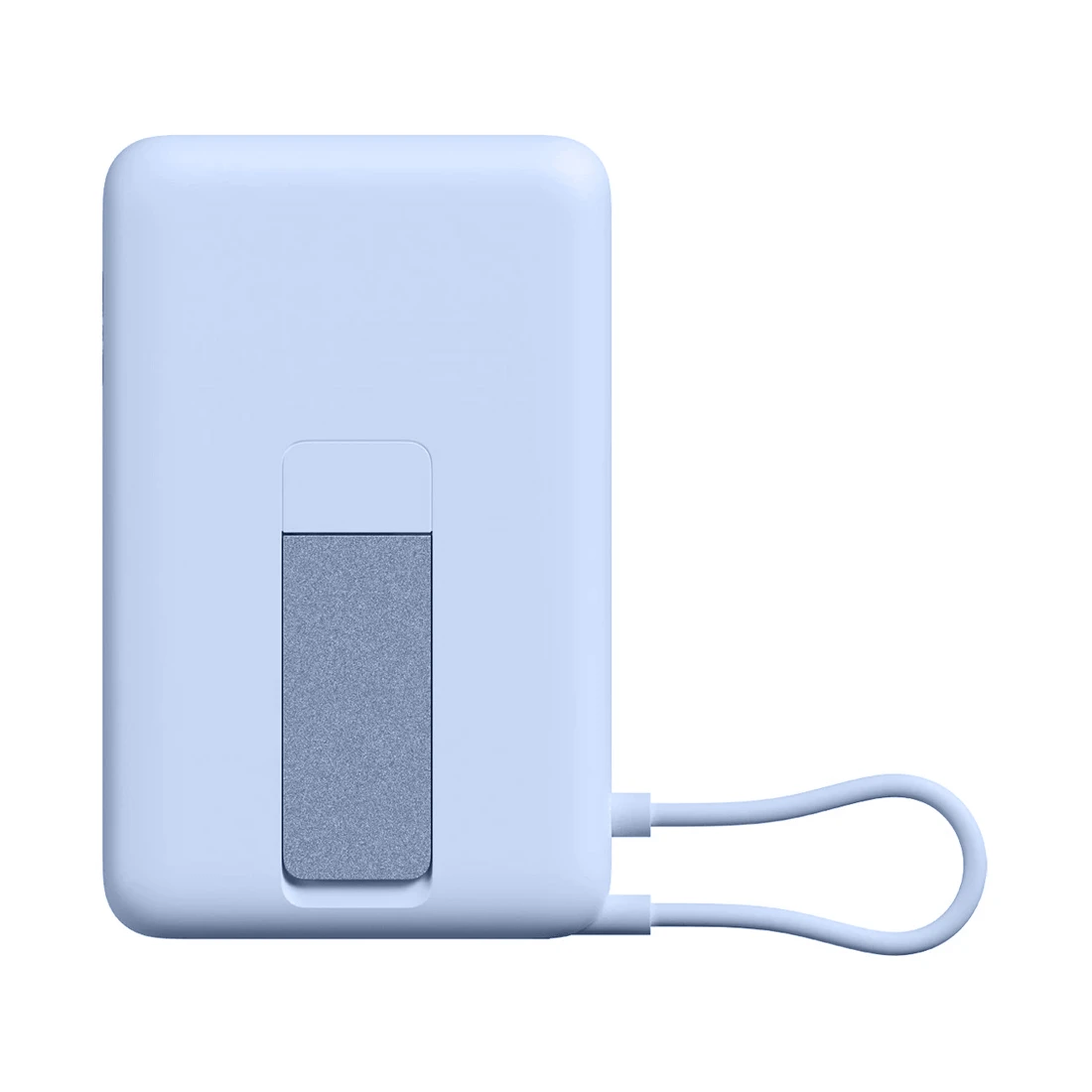 Портативный внешний аккумулятор Xiaomi Magnetic Power Bank 10000 with Built-in Stand Blue — 2