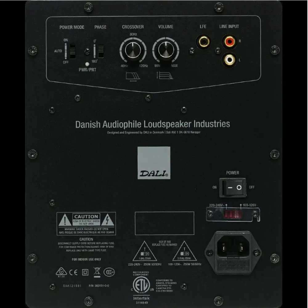 Активный сабвуфер Dali SUB C-8 D черный 220-240V — 3