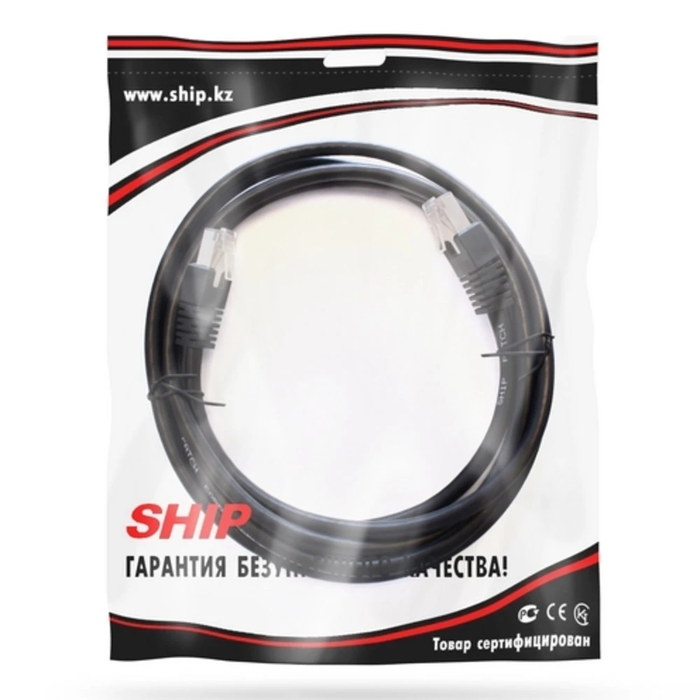 Патч Корд SHIP Cat.6 FTP LSZH RJ-45 3 м S7025BK0300-P — 2