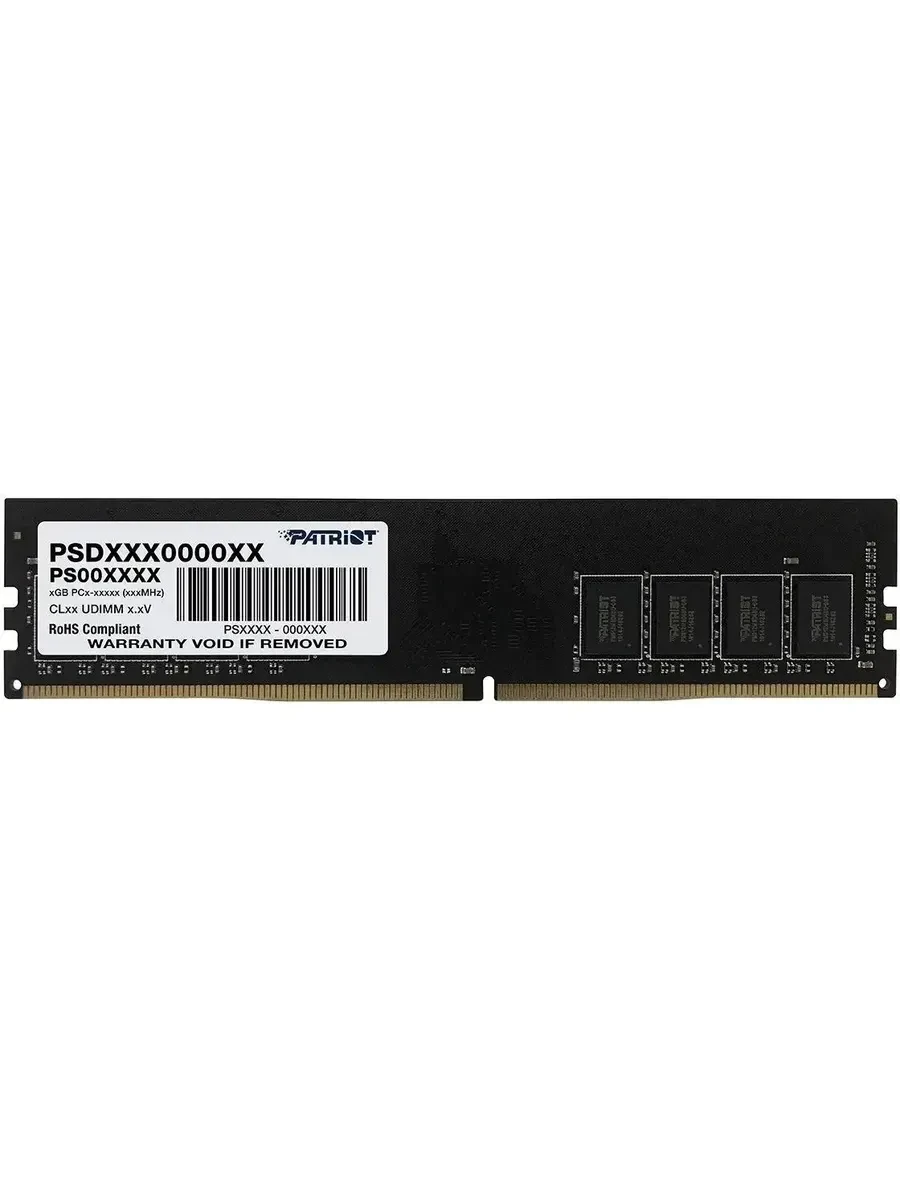 ОЗУ Patriot Signature, 8GB, DDR4, 3200MHz, CL22 — 3