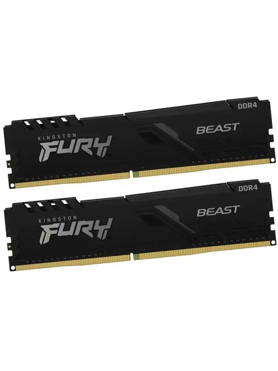 ОЗУ Kingston FURY Beast DDR4 16GB 2x8GB 3200MHz — 3