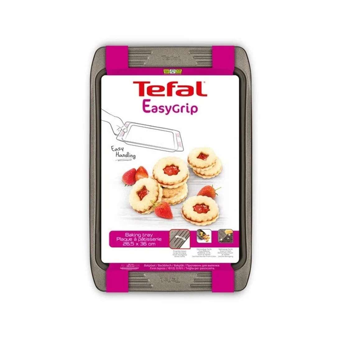 Противень Tefal Easy Grip J1627114 26х36см — 3