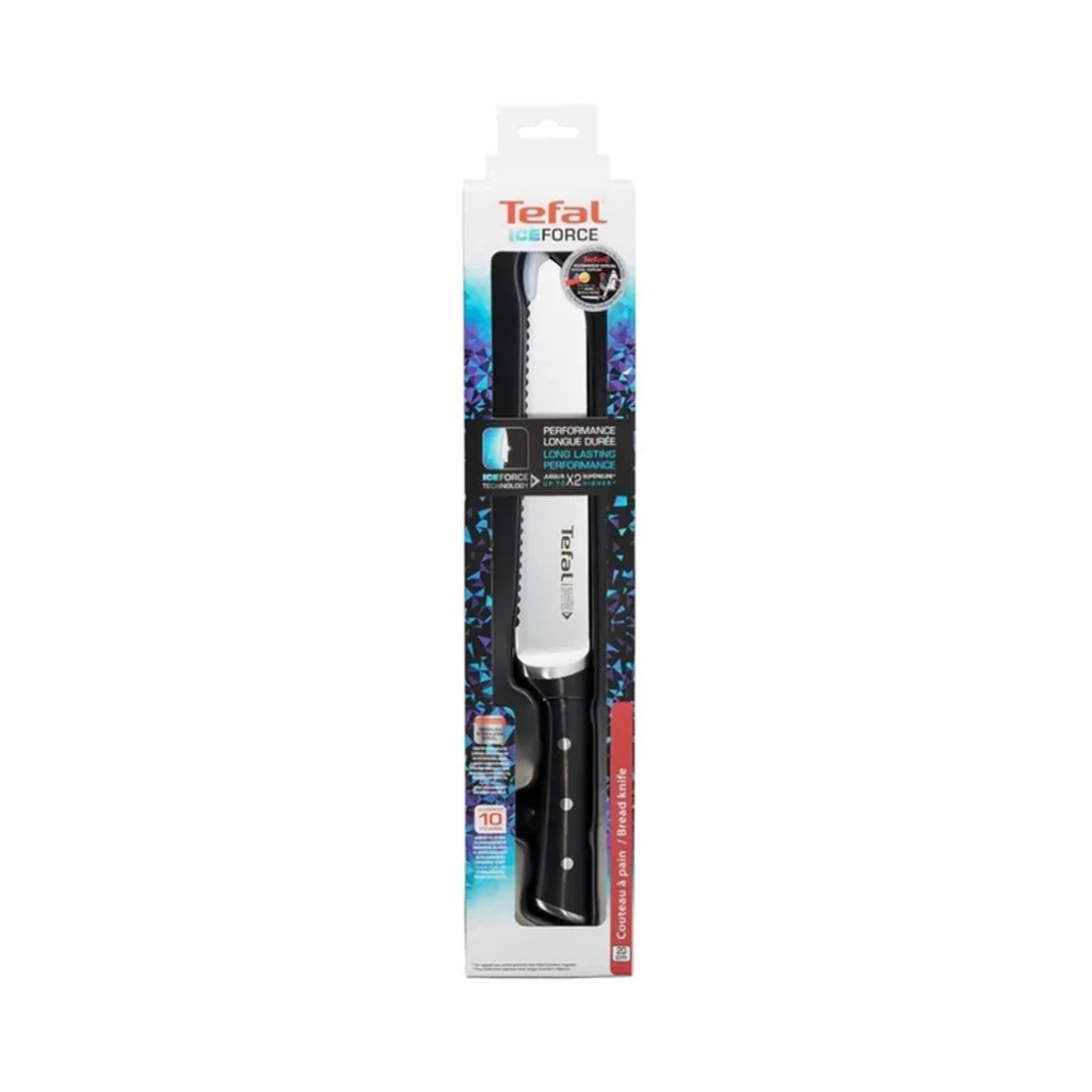 Нож для хлеба Tefal Ice Force K2320414 20 см — 3