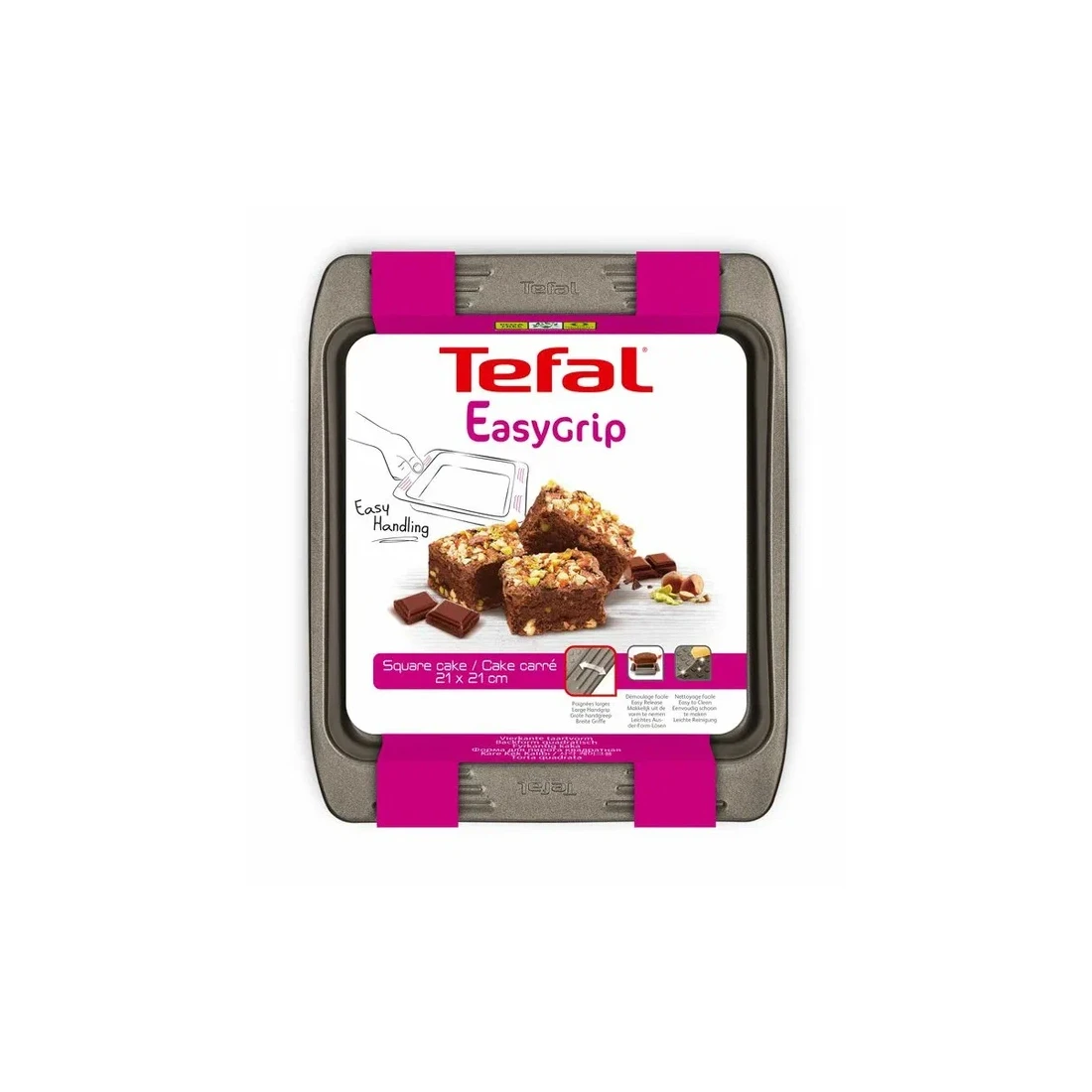 Форма для выпечки Tefal Easy Grip J1625214 20х20см — 3