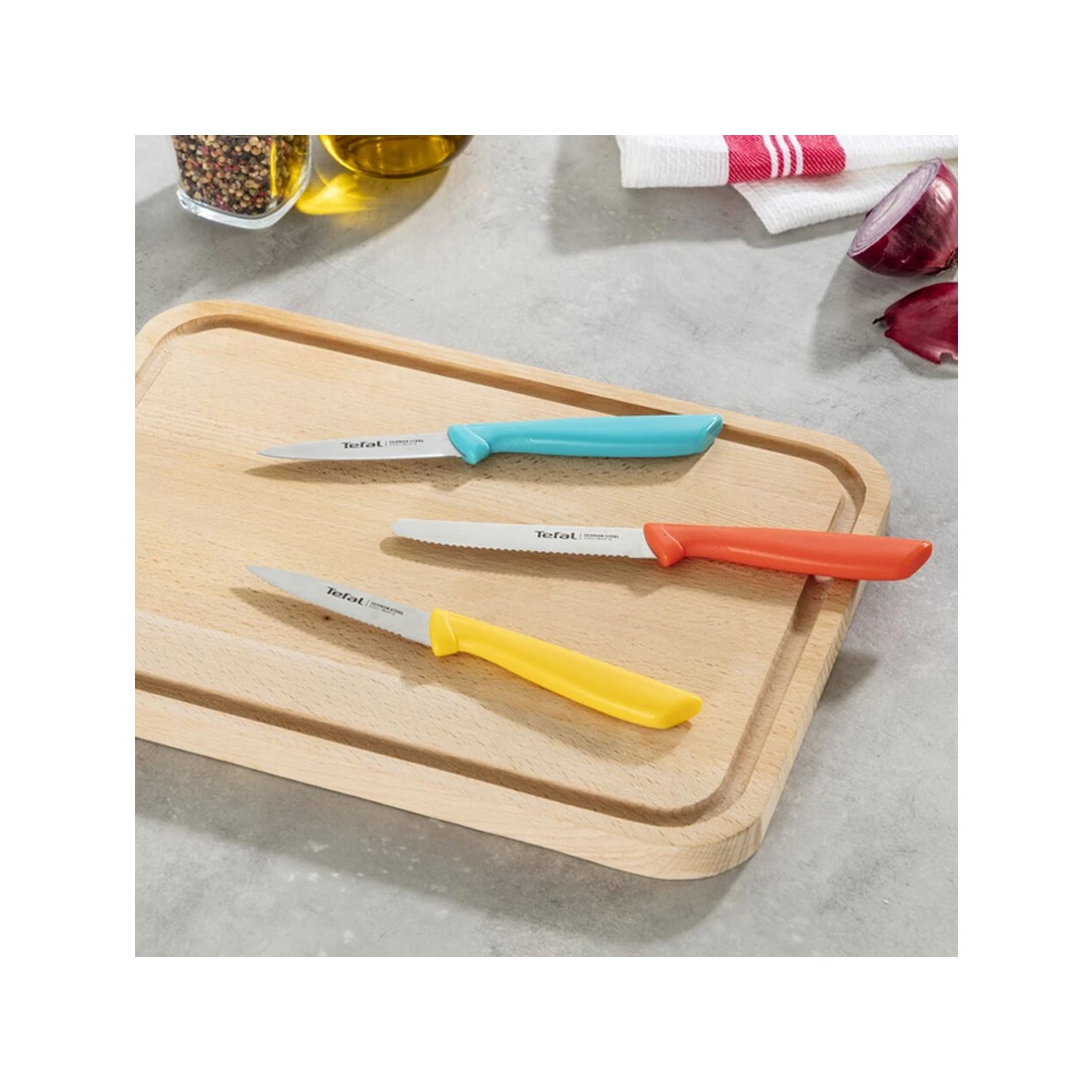 Набор ножей Tefal Colourfood K273S304 3 шт — 3