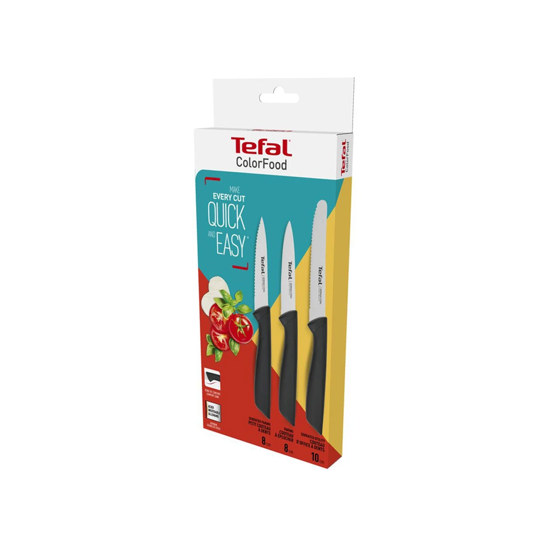 Набор ножей Tefal Colourfood K2733S04 3 шт — 3