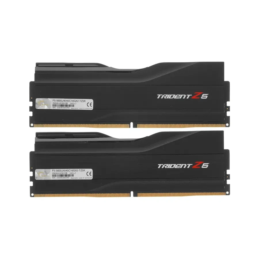 Оперативная память G.Skill Trident Z5 DDR5 32GB (2x16GB), 5600MHz, CL40 — 5