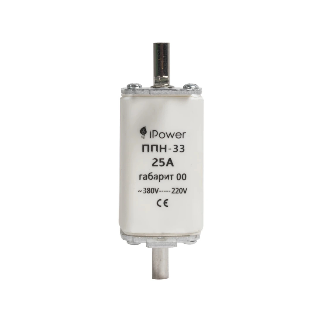 Предохранитель плавкий iPower ППН-33 25А габарит 00 — 2