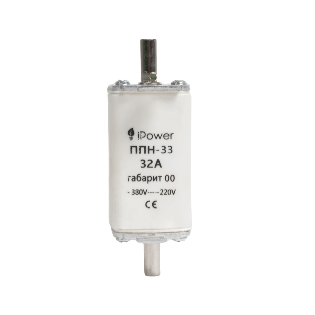 Предохранитель плавкий iPower ППН-33 32А габарит 00 — 2