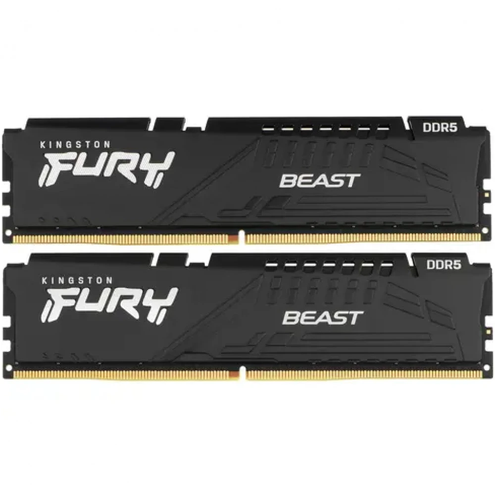 ОЗУ Kingston Fury Beast DDR5, 64GB (2x32GB), 6000MHz, CL36 — 3
