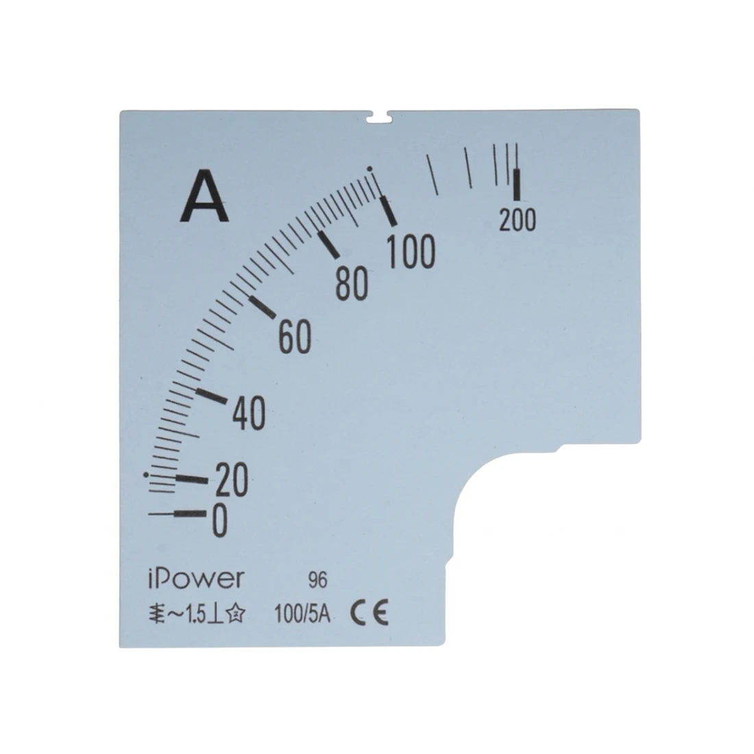 Шкала для амперметра iPower 100/5