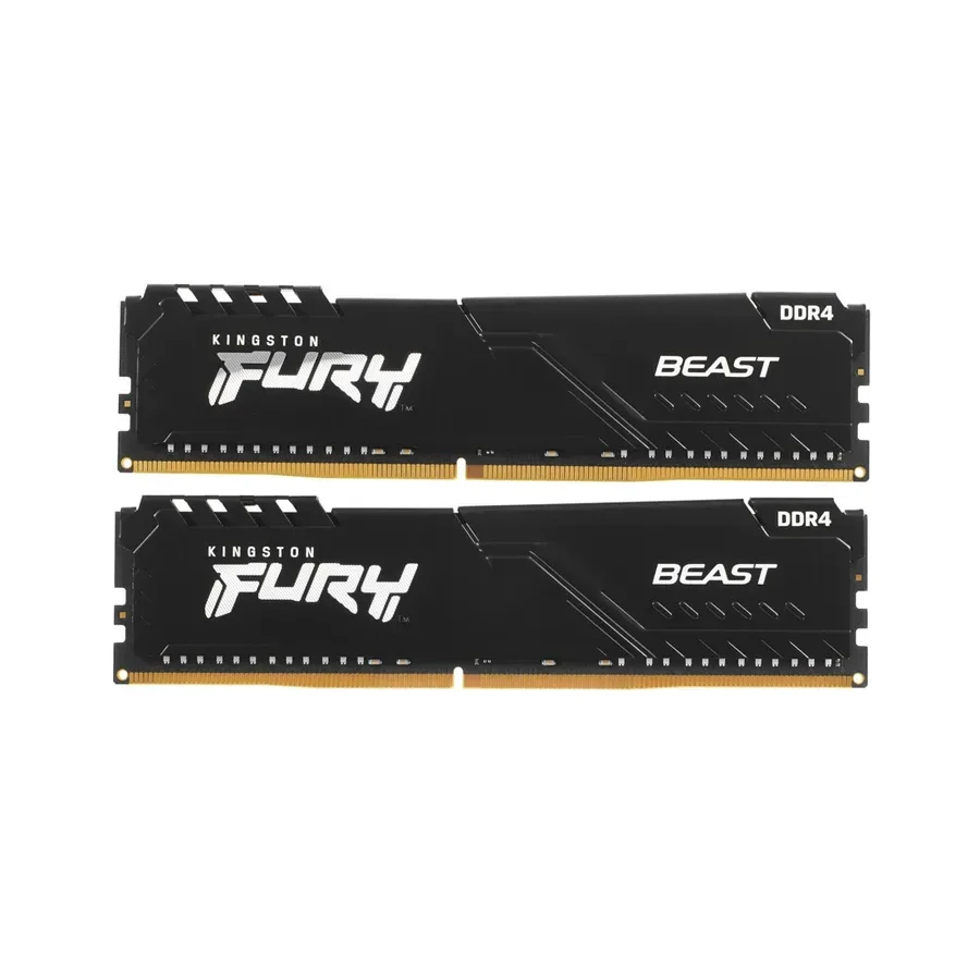 Оперативная память Kingston FURY Beast, 32GB DDR4 (2x16GB), 3200MHz, CL16 — 4