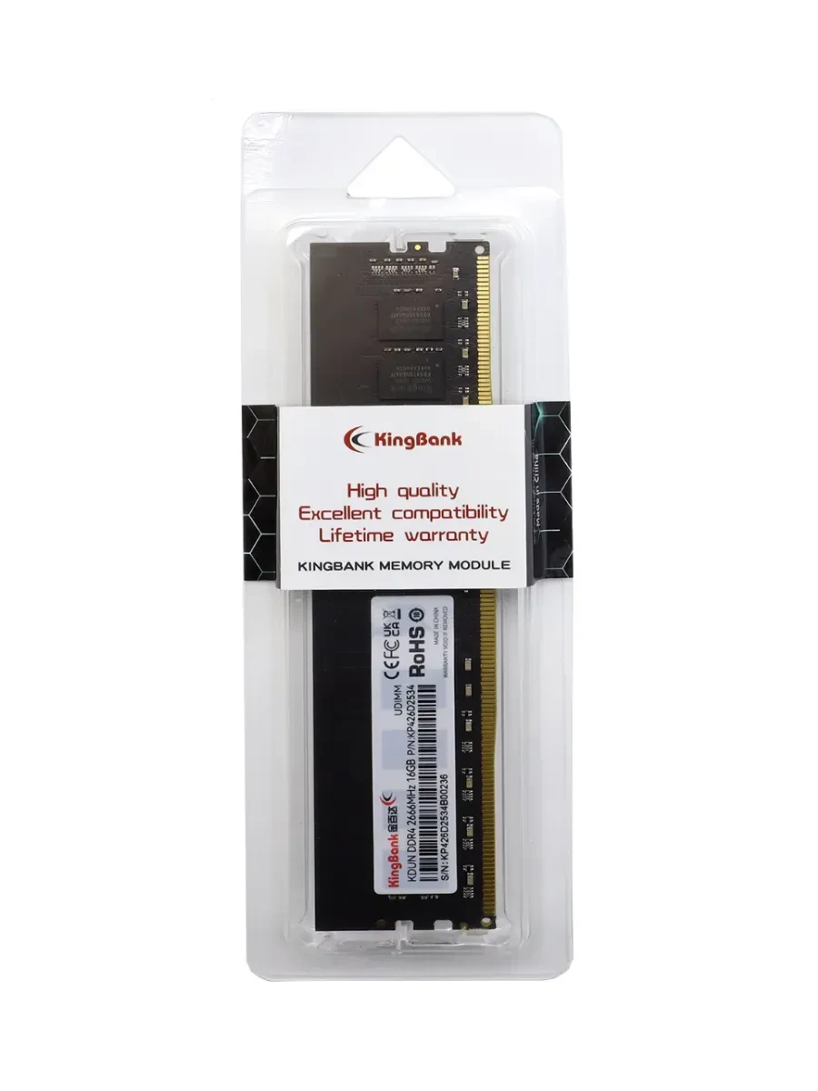 Оперативная память KingBank KDUN DDR4, 16GB, 3200MHz, CL22