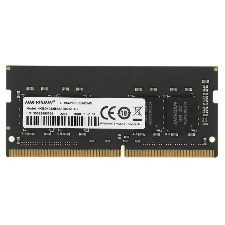 Оперативная память Hikvision DDR4, 4GB, 2666MHz, SO-DIMM