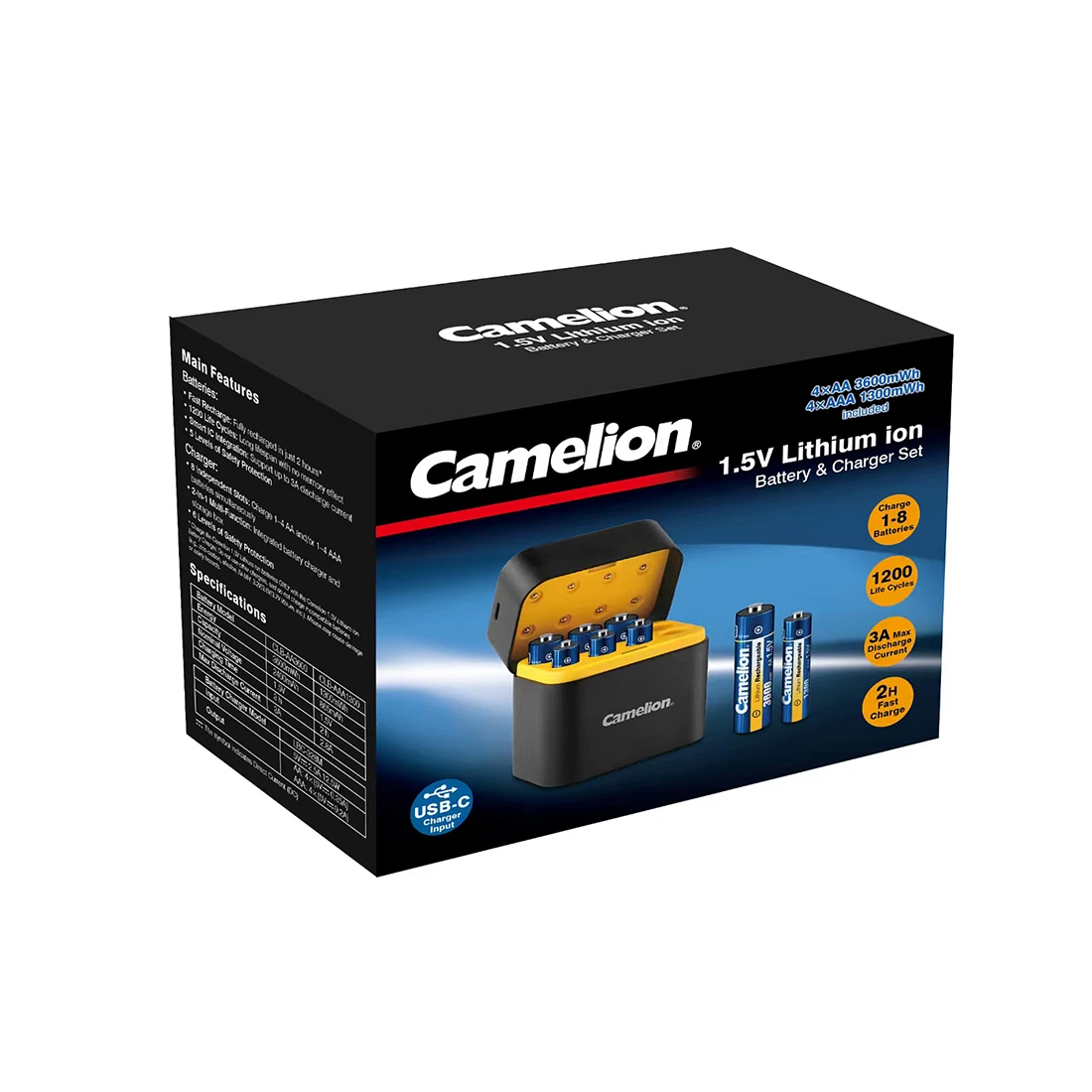 Зарядное устройство CAMELION LBC-328MST-BLK-CB — 3