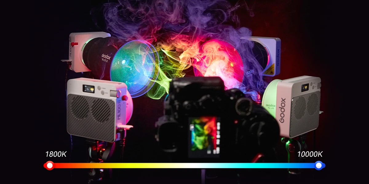 Осветитель светодиодный Godox ML100R RGB — 3