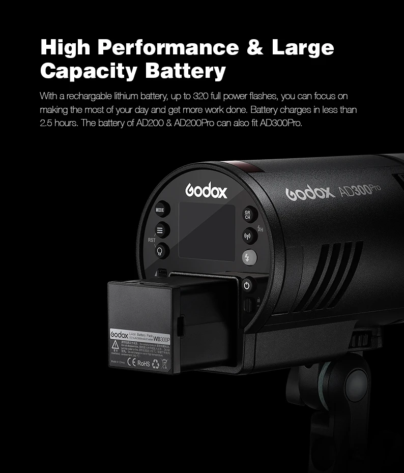 Вспышка Godox AD300PRO — 2